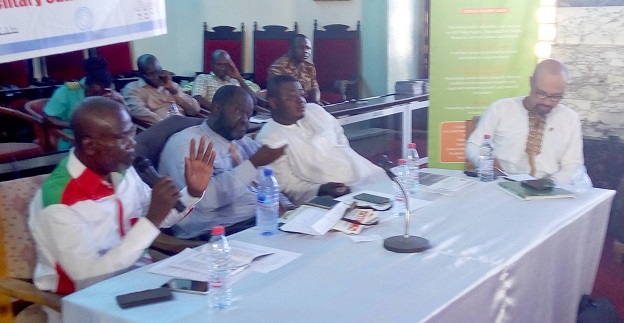 The candidates (from left) Mr Akowbea- Sam (CPP), Nana Ofori Owusu (PPP), Mr Murtala Muhammed (PNC), and Mr Eric Don-Arthur (NDC) The candidates (from left) Mr Akowbea- Sam (CPP), Nana Ofori Owusu (PPP), Mr Murtala Muhammed (PNC), and Mr Eric Don-Arthur (NDC)