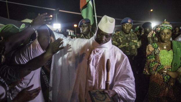 Yahya Jammeh has been president for 22 years Yahya Jammeh has been president for 22 years