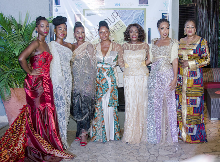 Some of the celebrity models at the event Some of the celebrity models at the event