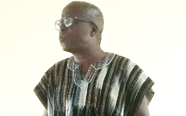 Mr David Kanyi  addressing the participants