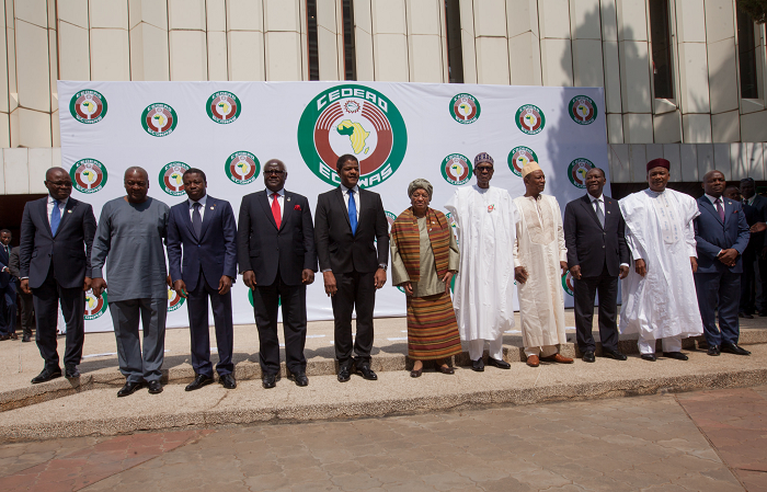 President John Mahama (2nd left) with other West African leaders after the meeting President John Mahama (2nd left) with other West African leaders after the meeting