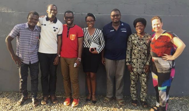 A group photograph of outgoing and incoming executives A group photograph of outgoing and incoming executives