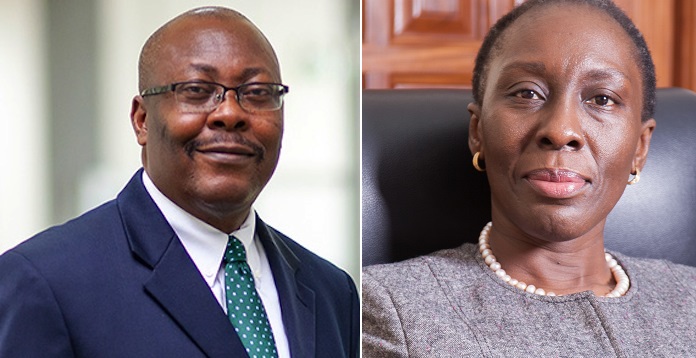 (Left)Oko Nikoi Dzani, (Right) Attorney-General - Marietta Brew Appiah-Opong (Left)Oko Nikoi Dzani, (Right) Attorney-General - Marietta Brew Appiah-Opong