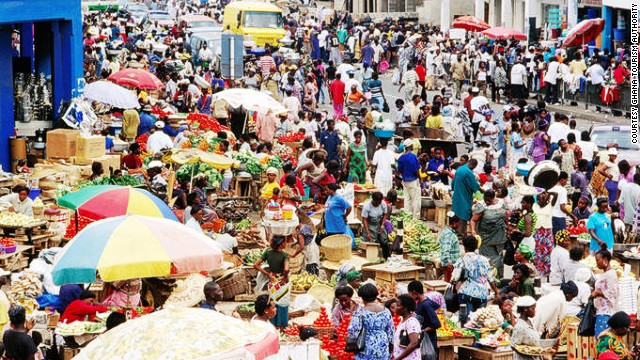 Traders in Accra