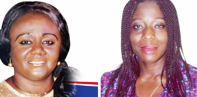  Ms Barbara Oteng-Gyasi(left) Ms Catherine Abelema Afeku (Right)