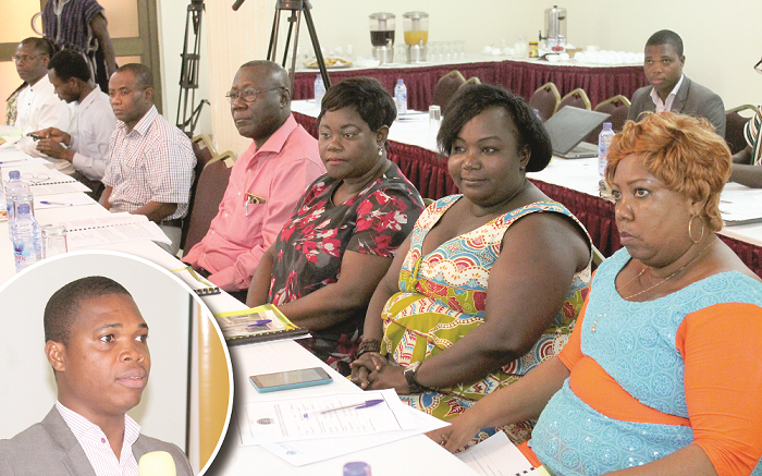  Dr Ebenezer Adaku, a lecturer, addressing participants in a workshop on the Draft Recognition of Prior Learning (RPL) Policy Document. Picture: EDNA ADU-SERWAA