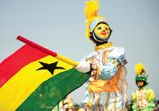 Some masqueraders in action