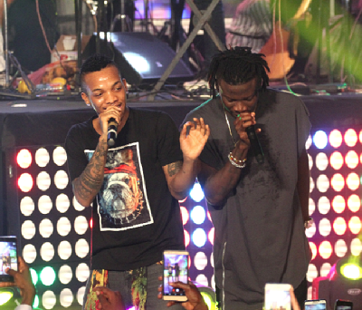 Tekno and Stonebwoy were phenomenal on stage Tekno and Stonebwoy were phenomenal on stage