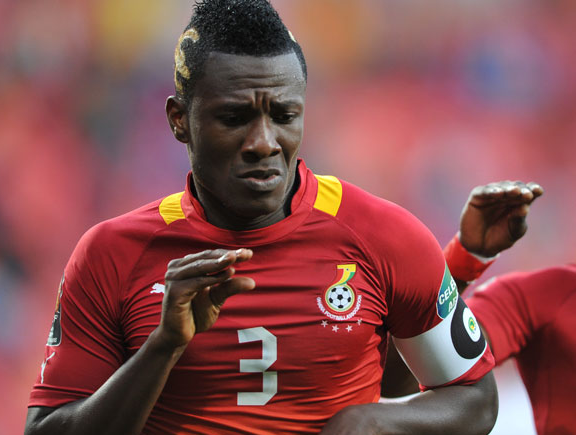 Asamoah Gyan - Captain of the Black Stars Out! Black Stars list for Dubai