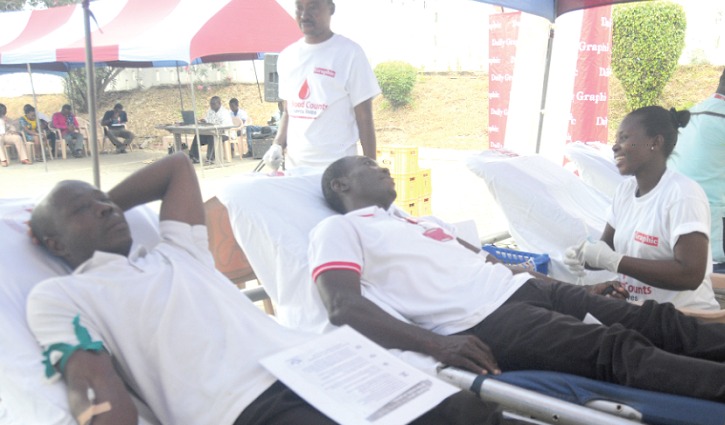 Blood donation never stops you from performing your normal day-to-day activities Ghanaians have the power to give life