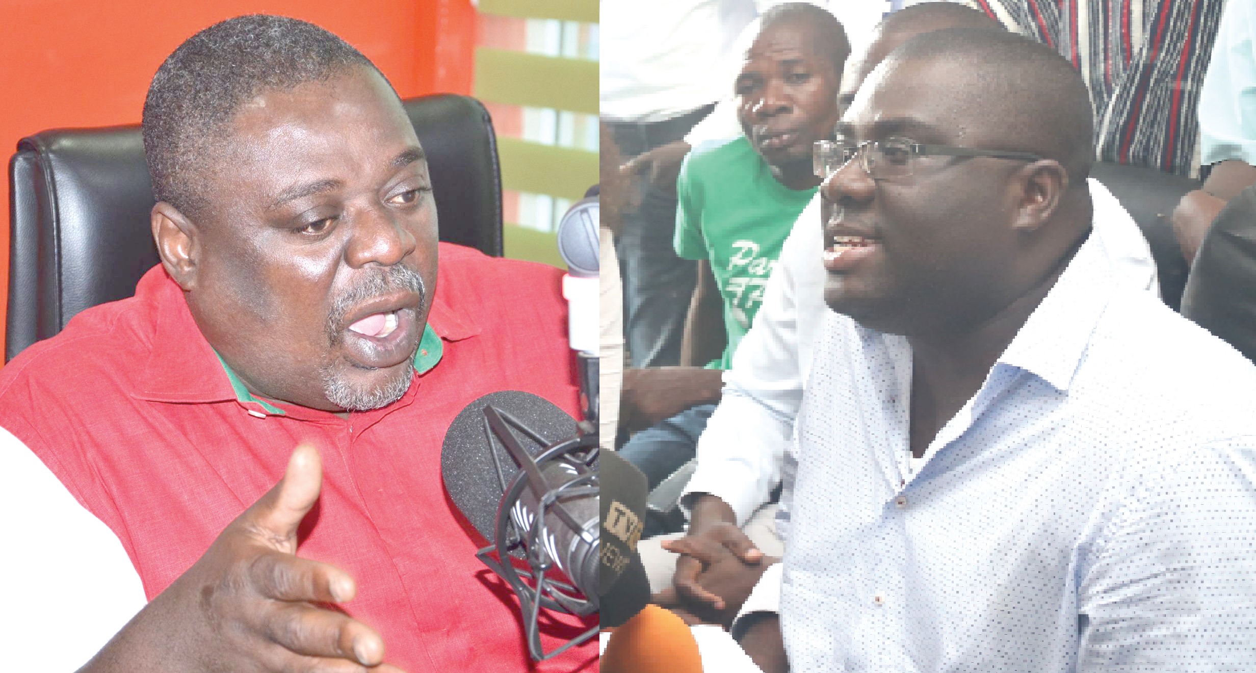 Mr Koku Anyidoho of the NDC and Mr Sammy Awuku of the NPP NDC, NPP claim victory in presidential election