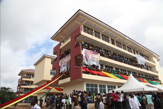 The Gwiraman Community SHS Mahama has commissioned 10 schools, not five - #iChooseJM tells Akufo-Addo
