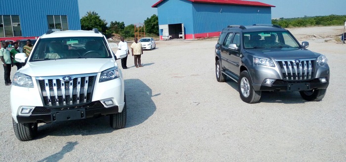 Two of the three 4x4 Kantanka vehicles the Vice-President obtained. Two of the three 4x4 Kantanka vehicles the Vice-President obtained.