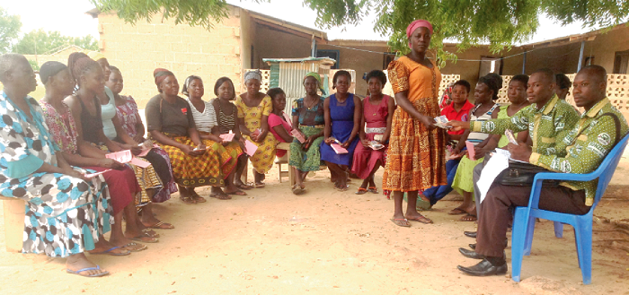 Beneficiaries of the micro- finance package during a training programme at Jirapa Beneficiaries of the micro- finance package during a training programme at Jirapa