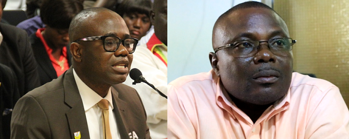 Kwesi Nyantakyi — GFA president, Ashford Tetteh Oku — PLB boss Kwesi Nyantakyi — GFA president, Ashford Tetteh Oku — PLB boss