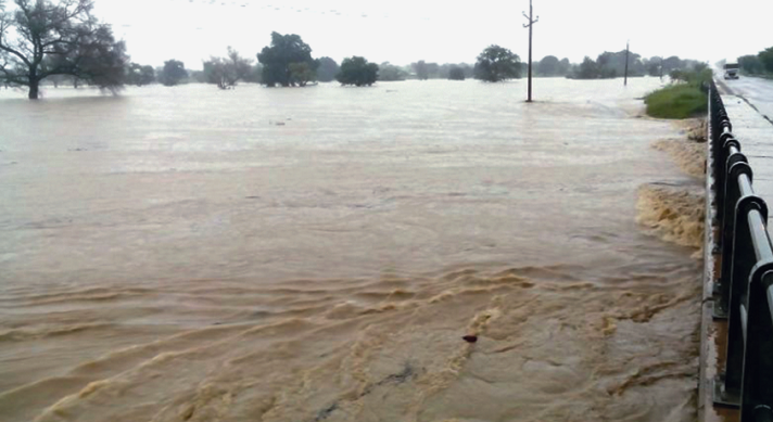 Flood waters covering parts of the Bolgatanga municipality during the heavy downpour last Wednesday Flood waters covering parts of the Bolgatanga municipality during the heavy downpour last Wednesday