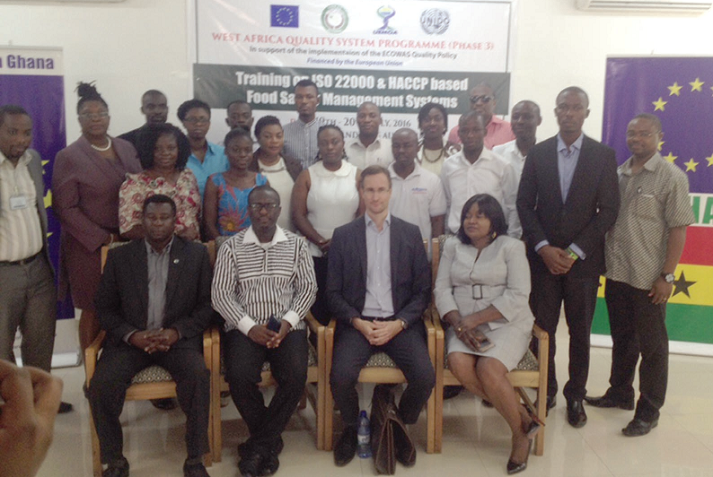 Participants of the training program in a group photograph