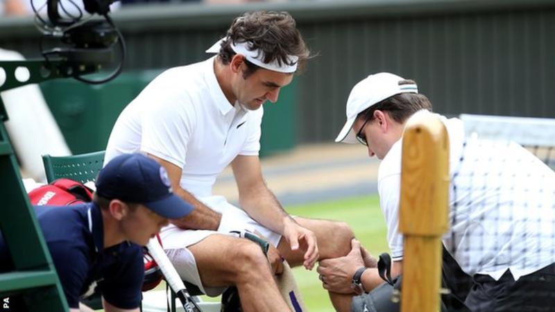 Federer has won seven Wimbledon titles, but lost in this year's semi-final after a heavy fall in the fifth set Federer has won seven Wimbledon titles, but lost in this year's semi-final after a heavy fall in the fifth set