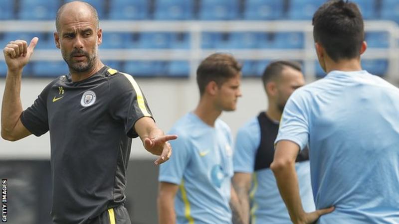 Pep Guardiola won 14 trophies in four years as Barcelona coach, before winning the Bundesliga every season in his three years as Bayern Munich boss Pep Guardiola won 14 trophies in four years as Barcelona coach, before winning the Bundesliga every season in his three years as Bayern Munich boss