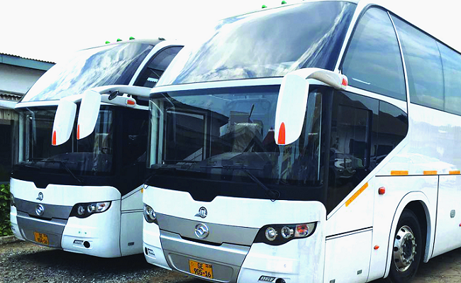 The two new buses MMT introduces luxurious buses on Bolga route