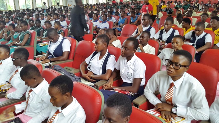 A cross-section of the students