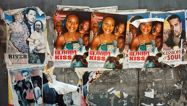 Posters indiscriminately postered on walls in Accra Why post posters indiscriminately?