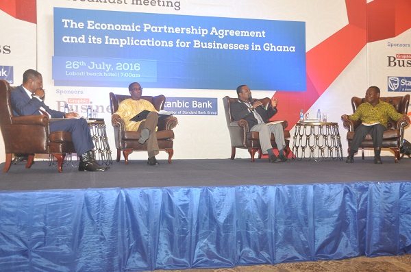 A scene from the Graphic Business/Stanbic Bank business meeting on the EPA's A scene from the Graphic Business/Stanbic Bank business meeting