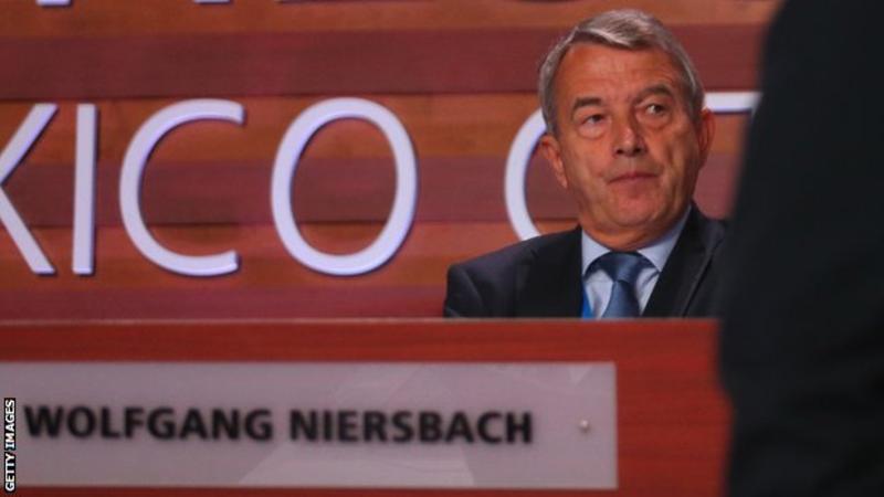 Neirsbach was vice-president of the 2006 World Cup local organising committee and DFB president between 2012 and 2015 Neirsbach was vice-president of the 2006 World Cup local organising committee and DFB president between 2012 and 2015