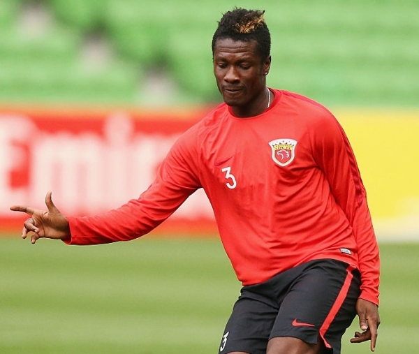 Asamoah Gyan - on his way out of China? Asamoah Gyan