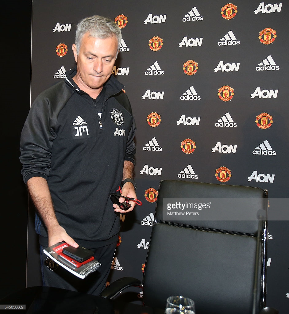 Mourinho arrives for his official unveiling (Getty) Mourinho arrives for his official unveiling (Getty)