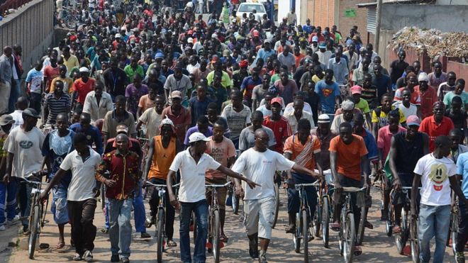 Some cyclists have been at the forefront of protests against the president