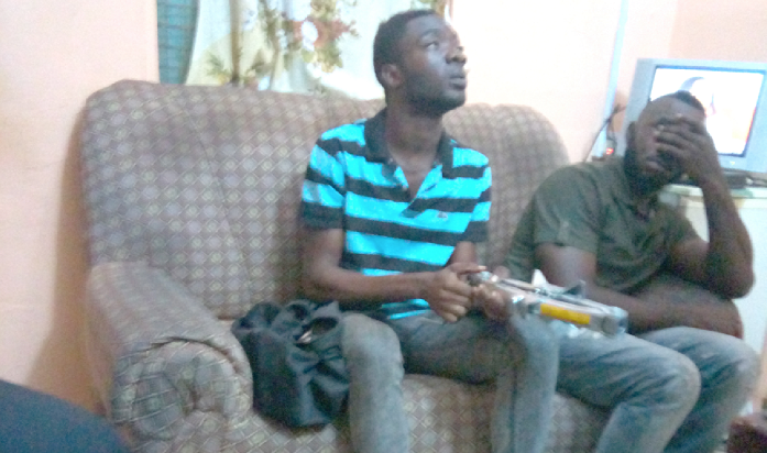  The suspects; Isaac Kwei Ofori (left) and Bala Munta  