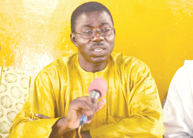  Alhaji Abdel-Manan Abdel-Rahman addressing the press conference. Picture: PATRICK DICKSON 