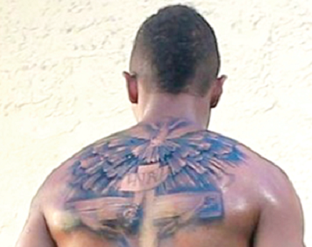 Some footballers, musicians and other celebrities proudly shows off their tattooed bodies to their fans