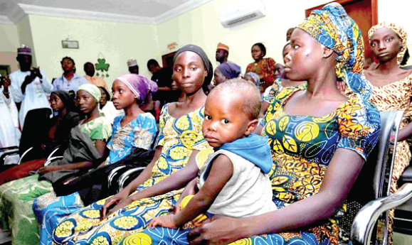 Many of the girls were sexually abused and forced into marriage by their captors