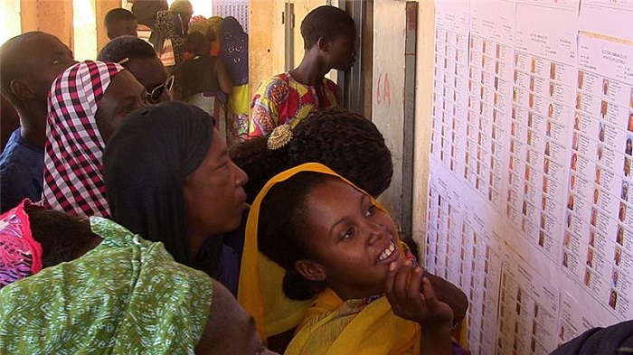 Polls were cancelled in at least seven districts for security reasons [Stringer/AFP]