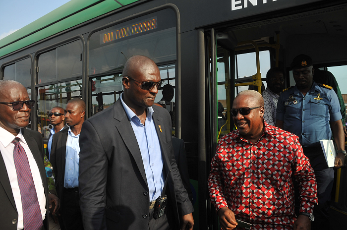 that President John Mahama used the occasion of the inauguration of the system 