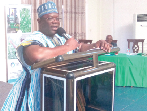 Mr Armed Muniru-Limuna, addressing participants at the programme Mr Armed Muniru-Limuna, addressing participants at the programme