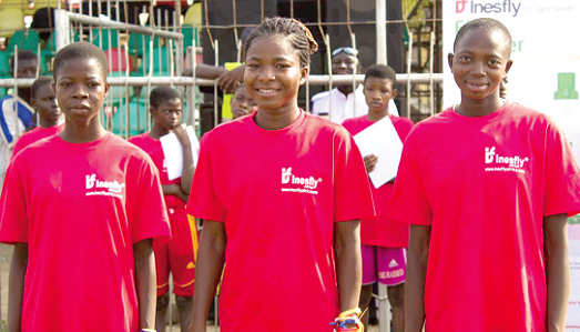 Nafisa Sulemani (left), with the two runners up after the marathon Nafisa Sulemani (left), with the two runners up after the marathon