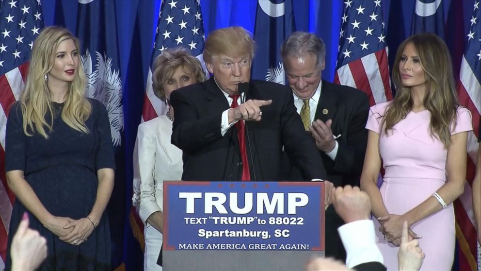 Donald Trump's victory speech in South Carolina Donald Trump's Victory Speech in South Carolina
