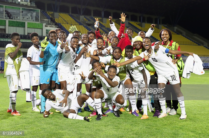 The Black Maidens in jubilant mood after their win over Paraguay and qualification to the quarter-finals Maidens set up North Korea clash