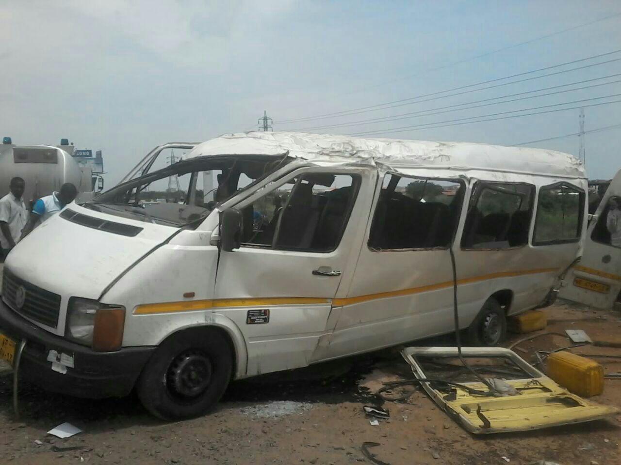 Accident on Tema motorway; 4 in critical condition 