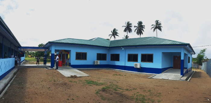 The new theatre built and equipped by the Eni Foundation