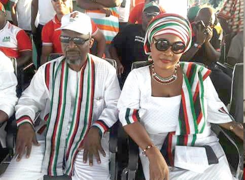 Alhaji A.B.A Fuseini and his wife at the campaign launch Alhaji A.B.A Fuseini and his wife at the campaign launch