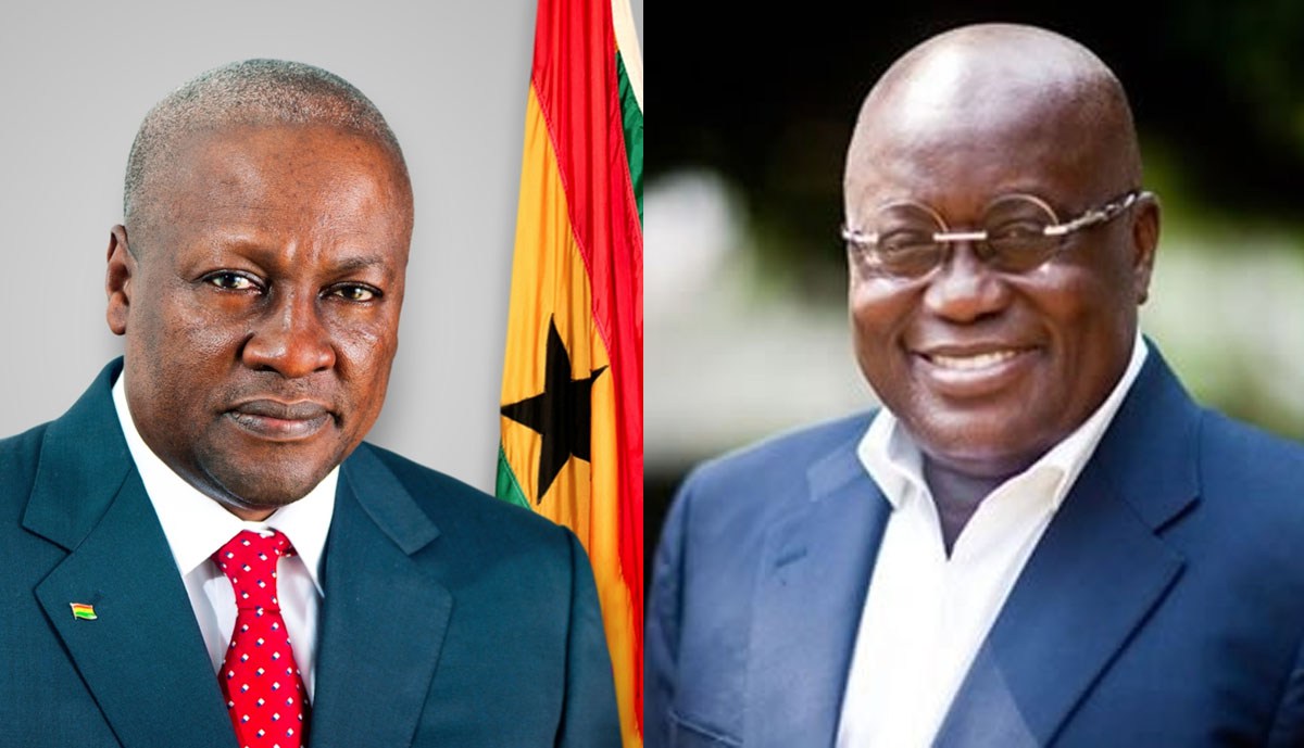 President John Mahama and Nana Akufo-Addo President John Mahama and Nana Akufo-Addo