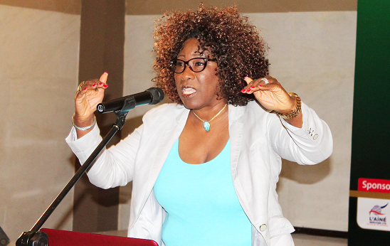 Rev. Celia Apeagyei Collins, Founder of Reboth Foundation addressing participants at the conference. Picture: EDNA ADU-SERWAA Rev. Celia Apeagyei Collins, Founder of Reboth Foundation addressing participants at the conference. Picture: EDNA ADU-SERWAA