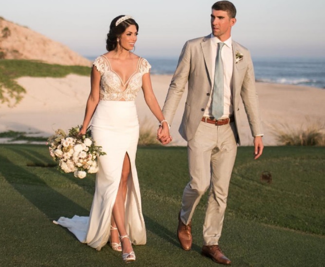 Michael Phelps and wife