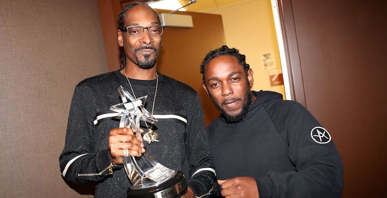 Awardees Snoop Dogg and Kendrick Lamar BET Hip-Hop Awards 2016: Kendrick Lamar, Drake, DJ Khaled and Snoop win big