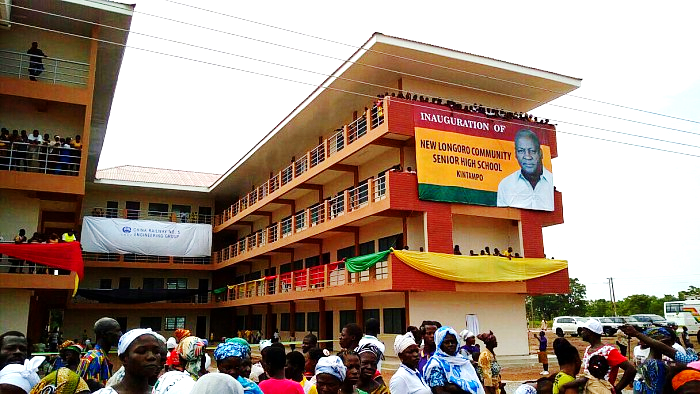  Front view of the Longoro Community Day SHS