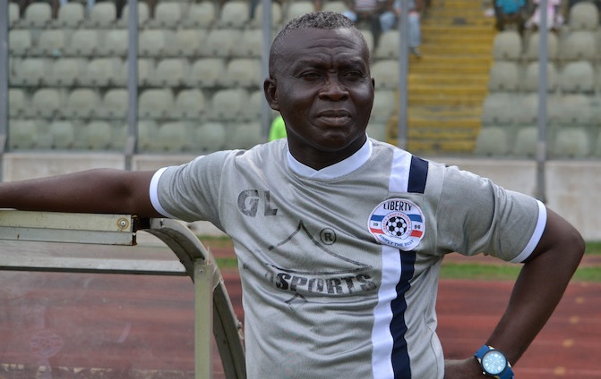 Coach Lamptey, who guided the Scientific Soccer lads to defeat league title hopefuls, Wa All Stars Coach Lamptey, who guided the Scientific Soccer lads to defeat league title hopefuls, Wa All Stars